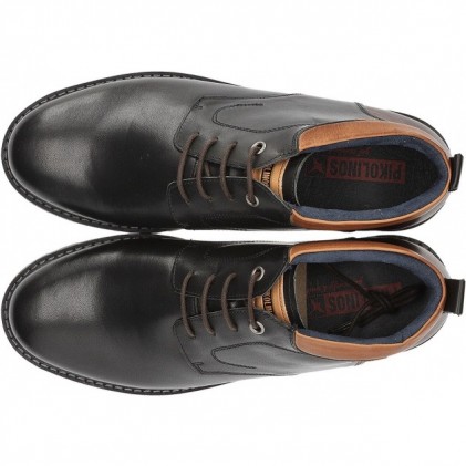 PIKOLINOS BERN ANKLE BOOTS M8J-8181 BLACK