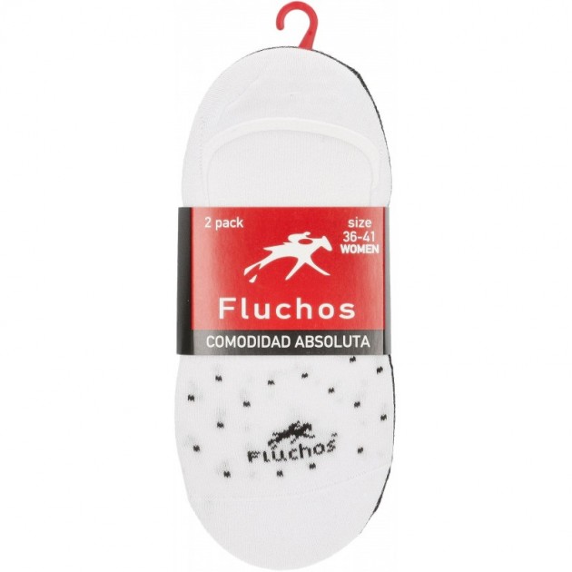 FLOWERY SOCKS CA0006 PACK 2 BLANCO_NEGRO FLOWERY SOCKS CA0006 PACK 2 BLANCO_NEGRO