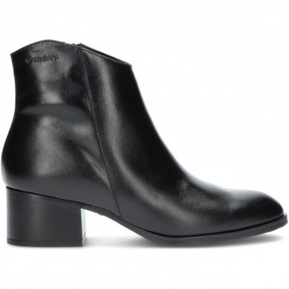 WONDERS EASY 5130 ANKLE BOOTS NEGRO