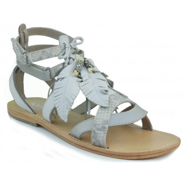 OCA LOCA girl sandal white stones BEIGE OCA LOCA girl sandal white stones BEIGE