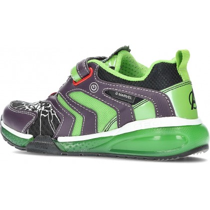 SNEAKERS GEOX HULK J35FEB AVENGERS GREEN