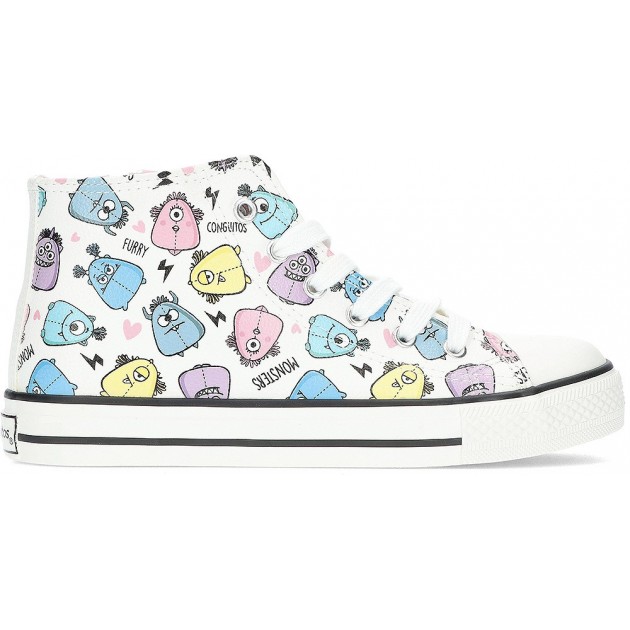 MONSTERS CONGUITO ANKLE BOOTS 28313 WHITE MONSTERS CONGUITO ANKLE BOOTS 28313 WHITE