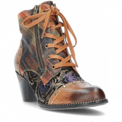 LAURA VITA ALCIZEEO ANKLE BOOTS TAUPE