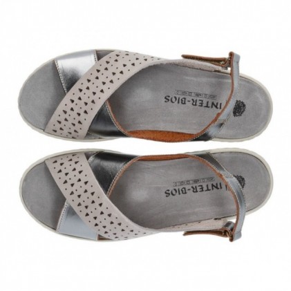 SANDALS INTERBIOS 3023 ACERO