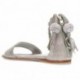 OCA LOCA nubuck leather sandal for girls GRIS
