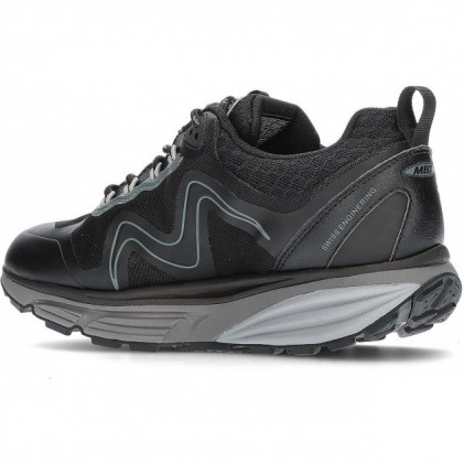 WOMEN'S MBT TEVO WP LACE UP SNEAKERS BLACK_BLACK