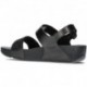 FITFLOP SANDALS LULU CRYSTAL BACK-STRAP NEGRO