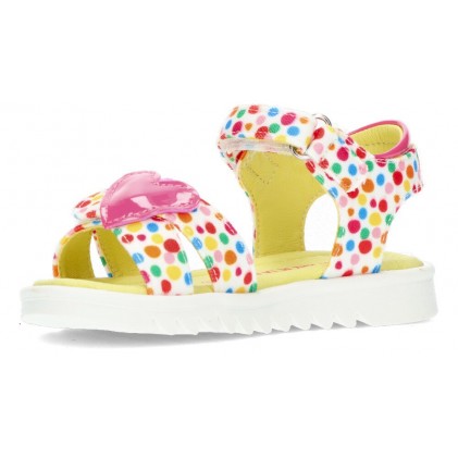 GARVALIN POLKA DOTS SANDALS 222946 BLANCO