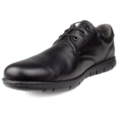 SHOES ONFOOT BLUCHER PALA LISA BUFFALO NEGRO