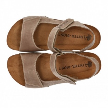 INTERBIOS M Sandalis comfortable MEN PARDO