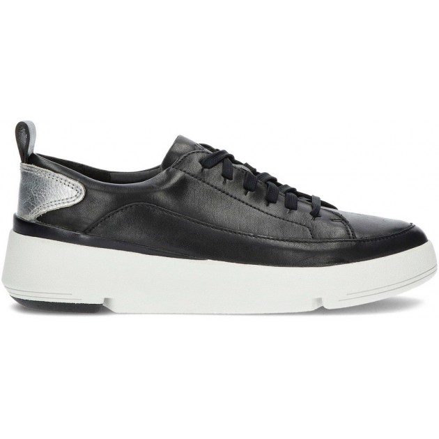CLARKS TRI FLASH LACE SNEAKERS BLACK CLARKS TRI FLASH LACE SNEAKERS BLACK