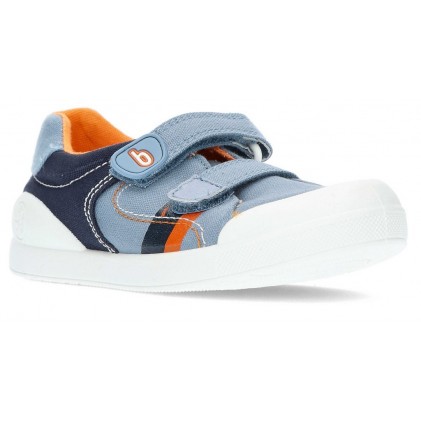 SPORTS BIOMECANICS PIQUE 222281-A BLUE_ORANGE