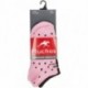 FLOWERY SOCKS AND STOCKINGS CA011 BLACK_PINK