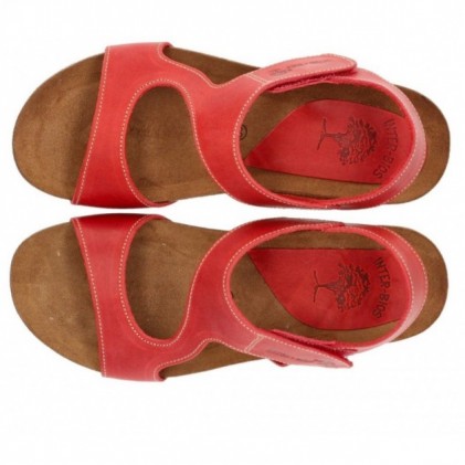 INTERBIOS summer sandals ROJO