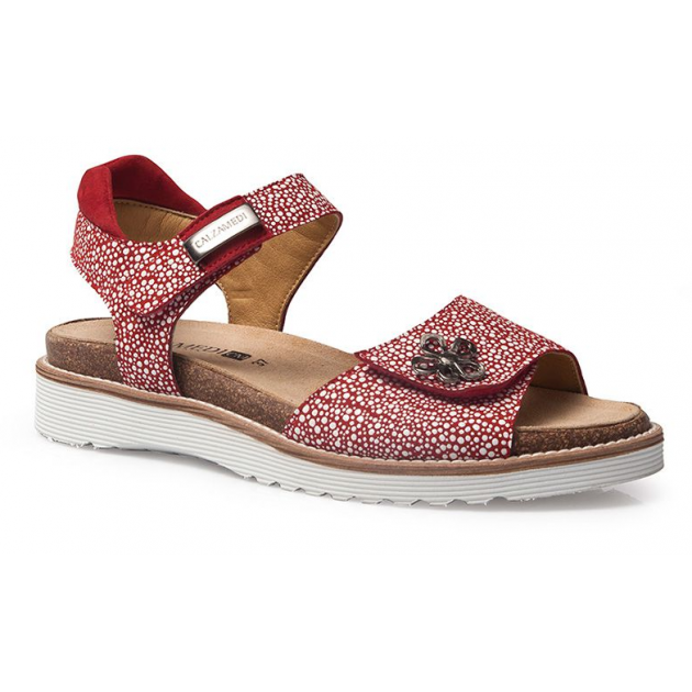 SANDALS CALZAMEDI EURIA ROJO SANDALS CALZAMEDI EURIA ROJO