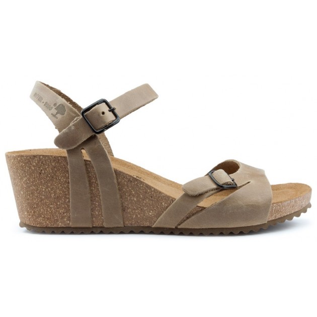 INTERBIOS W comfortable wedge sandals BEIGE INTERBIOS W comfortable wedge sandals BEIGE