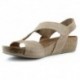 INTERBIOS summer sandals BEIGE