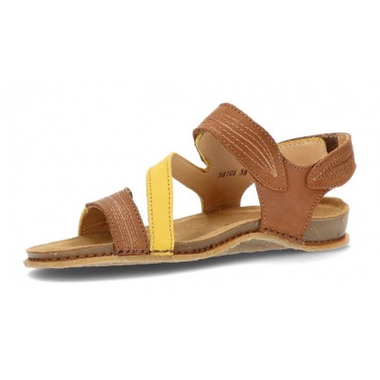 SANDALS EL NATURALISTA PANGLAO 5810S CURRY_WOOD