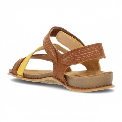 SANDALS EL NATURALISTA PANGLAO 5810S CURRY_WOOD
