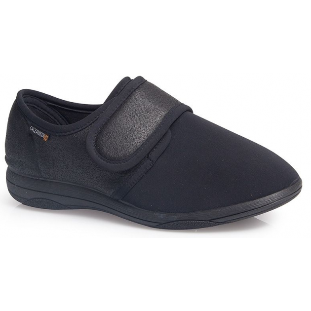EXTRA COMFORTABLE WOMEN'S CALZAMEDI SLIPPERS W 3070 NEGRO EXTRA COMFORTABLE WOMEN'S CALZAMEDI SLIPPERS W 3070 NEGRO