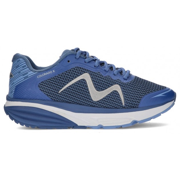 WOMEN'S MBT COLORADO X RUNNING SHOES BLUE WOMEN'S MBT COLORADO X RUNNING SHOES BLUE