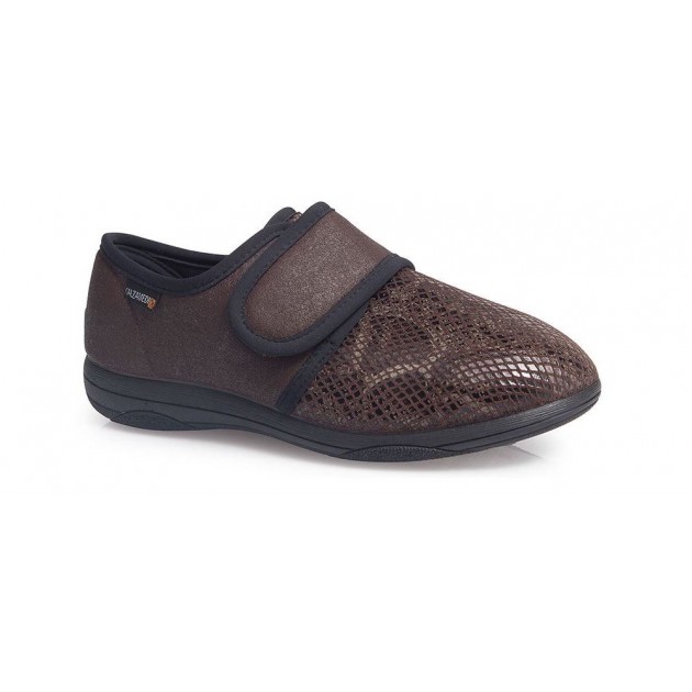 EXTRA COMFORTABLE WOMEN'S CALZAMEDI SLIPPERS W 3070 MARRON EXTRA COMFORTABLE WOMEN'S CALZAMEDI SLIPPERS W 3070 MARRON