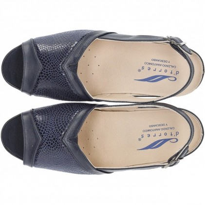 LUGANO WIDE FEET DTORRES SANDALS AZUL