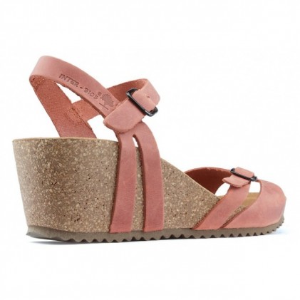 INTERBIOS W comfortable wedge sandals TEJA