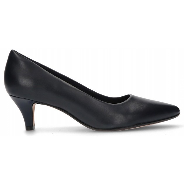 CLARKS LINVALE JERICA MATE SHOES NAVY CLARKS LINVALE JERICA MATE SHOES NAVY