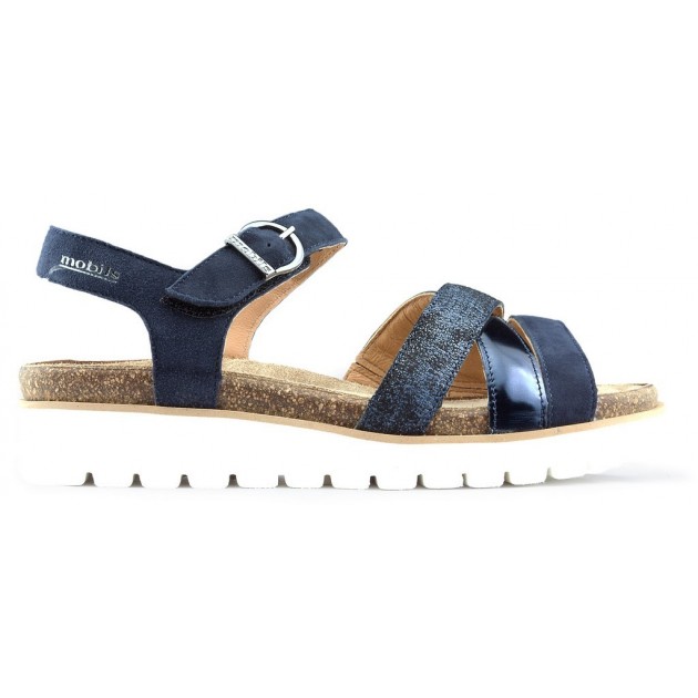 MEPHISTO THINA SANDALS NAVY MEPHISTO THINA SANDALS NAVY