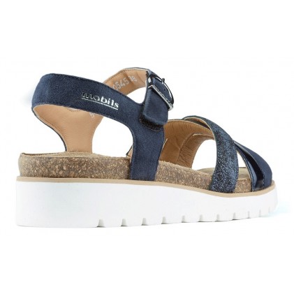 MEPHISTO THINA SANDALS NAVY