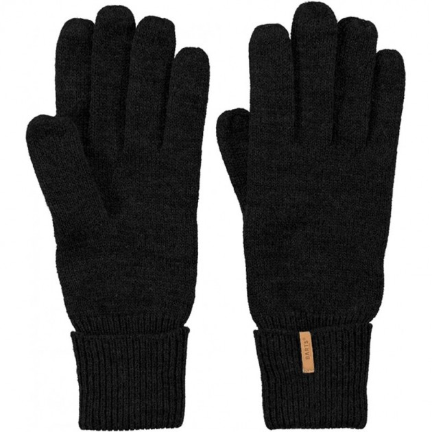 BARTS 00612 FINE KNITTED GLOVES BLACK BARTS 00612 FINE KNITTED GLOVES BLACK
