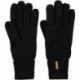 BARTS 00612 FINE KNITTED GLOVES BLACK