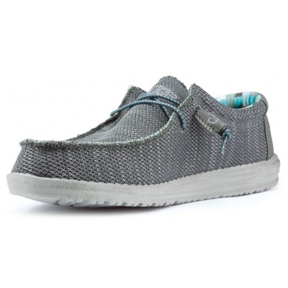 DUDE WALLY SOX M SHOES CHARCOAL