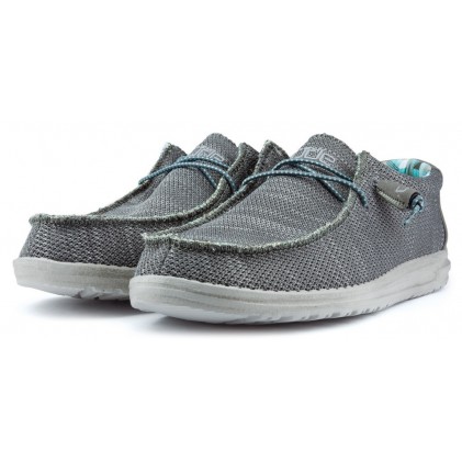 DUDE WALLY SOX M SHOES CHARCOAL