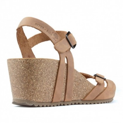 INTERBIOS W comfortable wedge sandals OURS