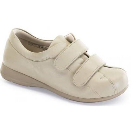 Unisex Velcro CALZAMEDI diabetic foot BEIGE