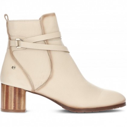 PIKOLINOS CALAFAT W1Z-8841 ANKLE BOOTS MARFIL