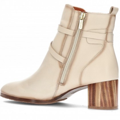 PIKOLINOS CALAFAT W1Z-8841 ANKLE BOOTS MARFIL
