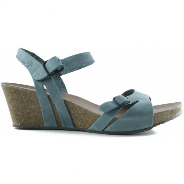 INTERBIOS W comfortable wedge sandals JEANS INTERBIOS W comfortable wedge sandals JEANS