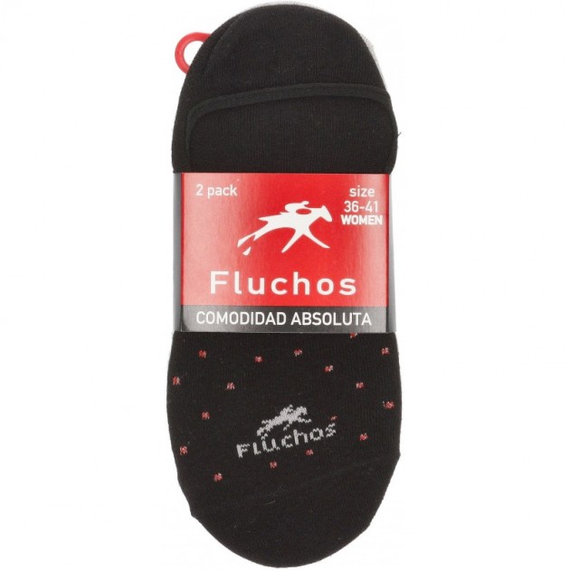 FLOWERY SOCKS CA0006 PACK 2 GRIS_NEGRO FLOWERY SOCKS CA0006 PACK 2 GRIS_NEGRO