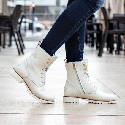 PANAMA JACK FARA IGLOO TRAV BOOTS WHITE