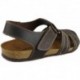 Interbios closed sandals MARRON