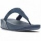 LULU CRYSTAL EMBELLISHED FITFLOP SANDALS NAVY