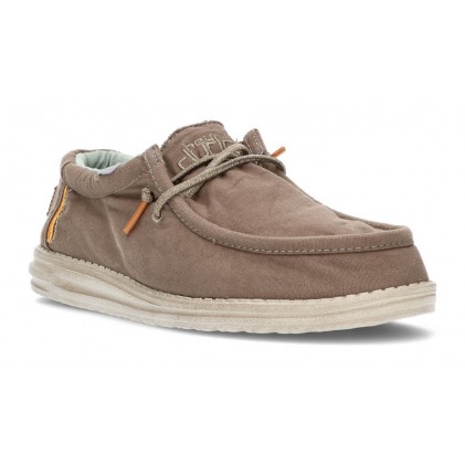 SHOES DUDE WALLY WASHED 1115 WALNUT