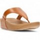 FITFLOP SANDALS LULU LEATHER TOEPOST TAN