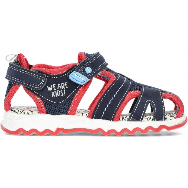 SANDALS GARVALIN 222805-A NAVY_RED SANDALS GARVALIN 222805-A NAVY_RED