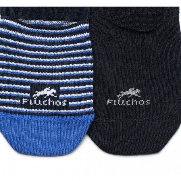 FLOWY SOCKS CA0002 BLUE_BLACK FLOWY SOCKS CA0002 BLUE_BLACK
