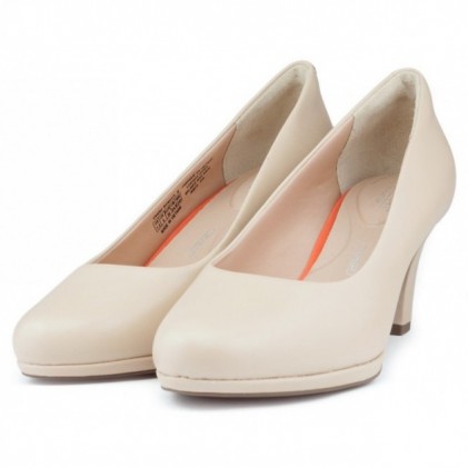 Shoes ROCKPORT TOTAL MOTION LEAH PUMP BEIGE