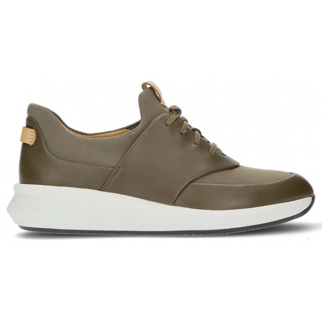 CLARKS UN RIO LACE shoes OLIVE CLARKS UN RIO LACE shoes OLIVE